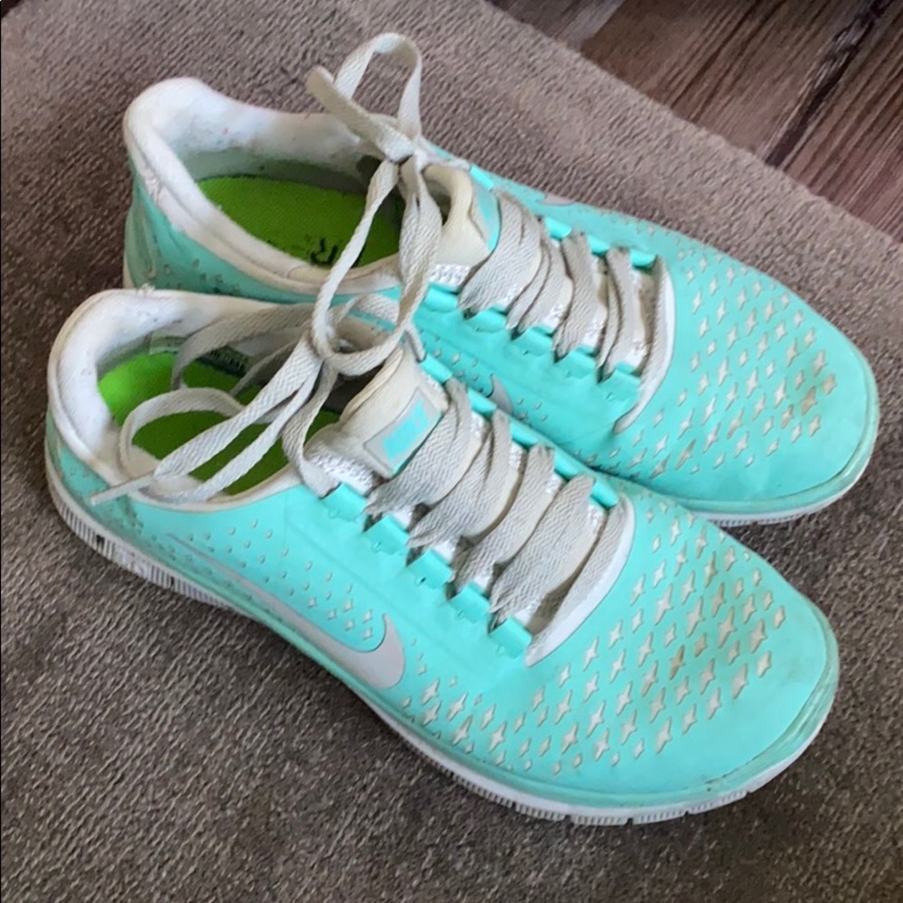 Tiffany Blue Nike Free